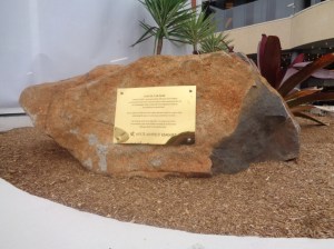 Coo-ee Car Park memorial at Wests Ashfield Leagues (Photograph: H. Thompson 31/5/2015)