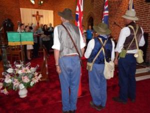 Church service at St Ambrose Church in Gilgandra