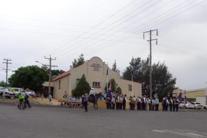 Marches arriving at Geurie Memorial Hall 21/10/2015