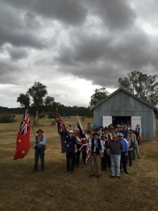 Marchers at Maryvale Hall near Wellington 22/10/2015