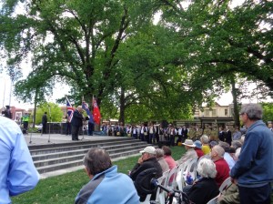 Cr. John Davis, Mayor of Orange, speech at Orange War Memorial 27/10/2015