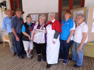 Some of the support people with Sue Milne at Molong Museum 26/10/2015