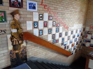 WWI display at Cooerwull Public School in Lithgow 3/11/2015