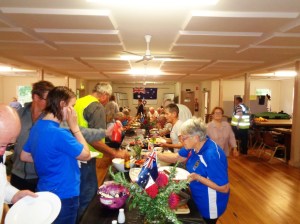 Dinner at Yetholme Community Hall 1/11/2015