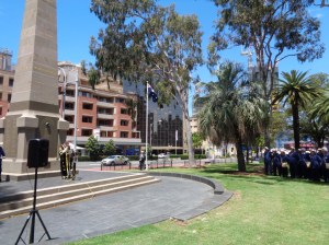 The Lord Mayor of Parramatta, Cr. Paul Garrard, at Parramatta War Memorial 9/11/2015